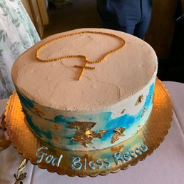 Custom cake for my sons baptism