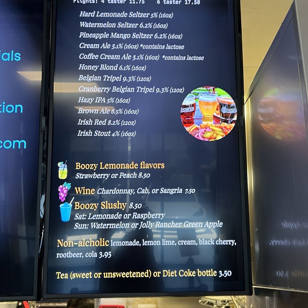 Thompson Brewing - Menu as 2024 - American Near Me - Riverside, California