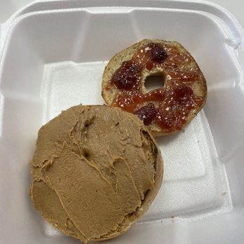 Marx Bagels - PB&J bagel - Bagels Near Me - Blue Ash, Ohio