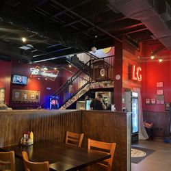 Lynnwood Grill & Brewing Concern - Steps to upstairs area on patio