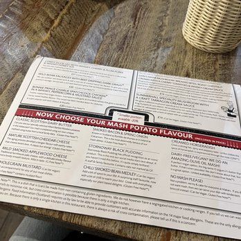 Makars Gourmet Mash Bar - Menu 11/2025 - Scottish Near Me - Old Town, EDH Makars Gourmet Mash Bar - Menu 11/2025 - Scottish Near Me - Old Town, EDH