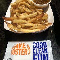 Wings Out - Fries with Cajun Dipping Sauce - Very Good :-)