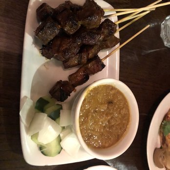 Nyonya - Satay beef - burnt - Malaysian Near Me - New York, New York Nyonya - Satay beef - burnt - Malaysian Near Me - New York, New York
