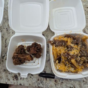 Abu Omar Halal - Clear Lake - Cauliflower and loaded fries - Halal Near Me - Houston, Texas Abu Omar Halal - Clear Lake - Cauliflower and loaded fries - Halal Near Me - Houston, Texas