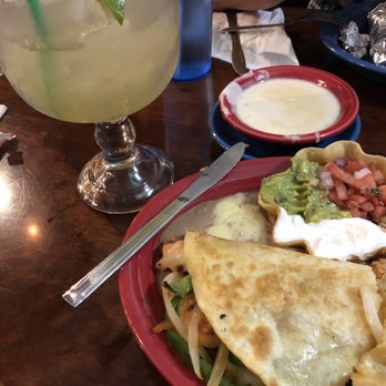 El Toro - Shrimp fajita quesadilla and margarita - Mexican Near Me - Cincinnati, Ohio