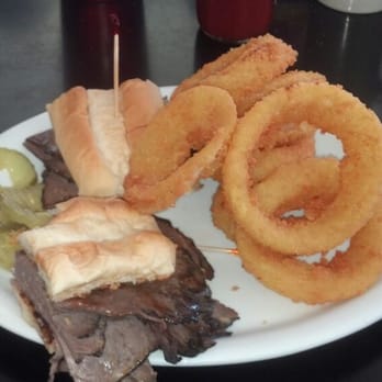 Firehouse Cafe - Yummy french dip with onion rings - Coffee & Tea Near Me - Simi Valley, California Firehouse Cafe - Yummy french dip with onion rings - Coffee & Tea Near Me - Simi Valley, California