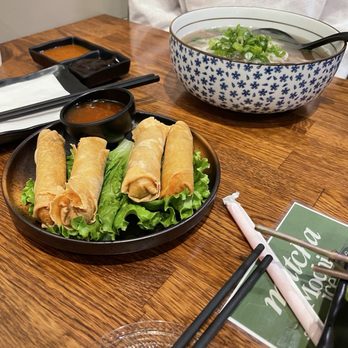 Pho Broth - Egg rolls - Vietnamese Near Me - Huntington Beach, California Pho Broth - Egg rolls - Vietnamese Near Me - Huntington Beach, California