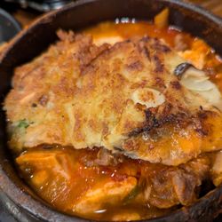 Maht Gaek - Kimchi stew with beef. Not much flavor but meat quality was fresh