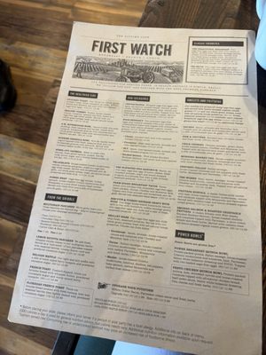 Menu photo 2 First Watch Frisco, TX Menu photo 2 First Watch Frisco, TX