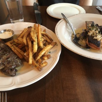 Dear Margaret - Steak frites and Scottish salmon - French Near Me - Chicago, Illinois