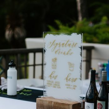 The Perfect Wedding - Signature Drink Sign - Wedding Planning Near Me