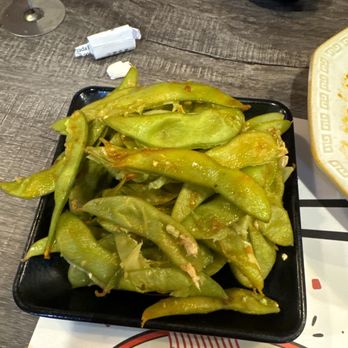 Yoshiharu Ramen - Sorry I finished my spicy garlic edamame lol - Ramen Near Me - Chino, California Yoshiharu Ramen - Sorry I finished my spicy garlic edamame lol - Ramen Near Me - Chino, California