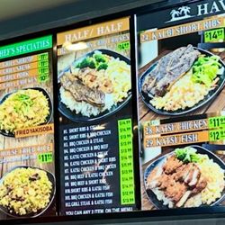 Menu as of May 5 2025