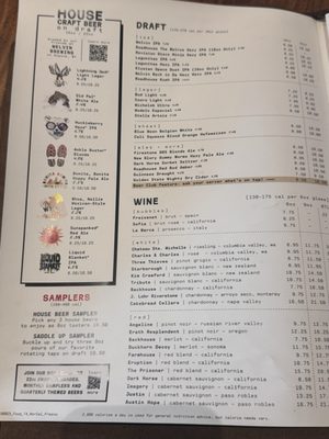Menu photo 2 Lazy Dog Fresno, CA