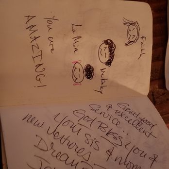 Cured - Very cute way to display reviews. - Cocktail Bars Near Me - San Antonio, Texas
