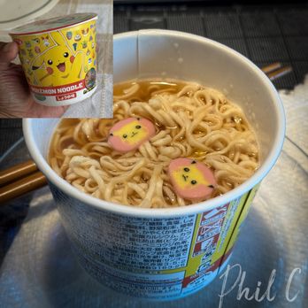 Ebisu Life Store - Cute Pokémon ramen... wouldn't get again. haha - Cosmetics & Beauty Supply Near Me - Anaheim, California