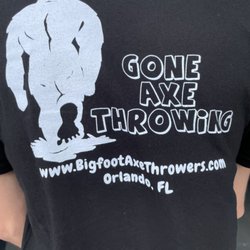 Bigfoot Axe Throwers and Rage Room - New shirts