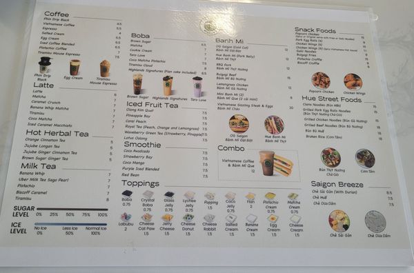 Menu photo 6 Highlands Boba Cafe Fresno, CA