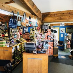 Westies Shoe Outlet - Front, right side of store as you walk in. Brands pictured: Earth, Earth Origins, Merrell, Born, Vionic & Tamaris.