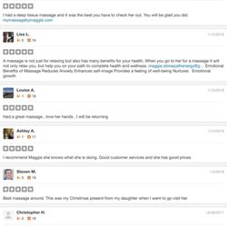 Balanced Massage Therapy - My 5 Star reviews!!!