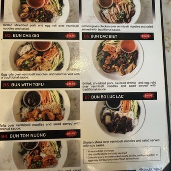 DUA Vietnamese Noodle Soup - The menu - Poke Near Me - Atlanta, Georgia