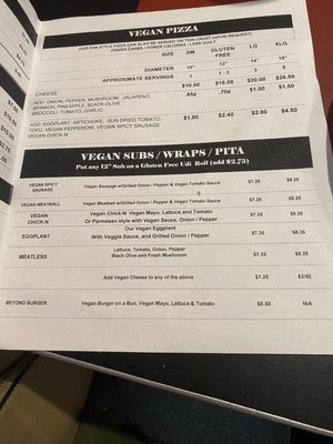 Menu photo 2 Pizza D'Action Holyoke, MA