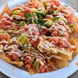 Poke Nachos | Instagram: @telephonesmoothie Poke Nachos | Instagram: @telephonesmoothie