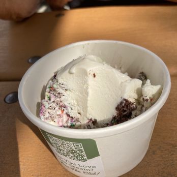 The Wright Scoop - A small scoop with eaten part of it of monster mash ice cream - Ice Cream & Frozen Yogurt Near Me - North Smithfield, Rhode Island The Wright Scoop - A small scoop with eaten part of it of monster mash ice cream - Ice Cream & Frozen Yogurt Near Me - North Smithfield, Rhode Island
