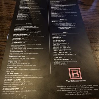 The Biltmore Tavern - Menu - Pubs Near Me - Newton, Massachusetts