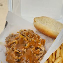 Gold Soul BBQ - Pulled Pork BBQ sandwich with fries was delivious!