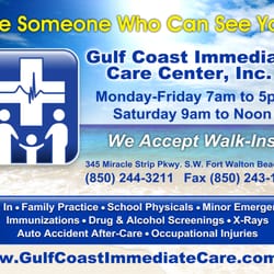 Gulf Coast Immediate Care Center - "See Someone Who Can See You"