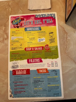 Menu photo 6 Chuy's Selma, TX