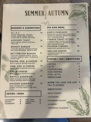 Menu photo 1 Summer And Autumn Cafe Lodi, NJ Menu photo 1 Summer And Autumn Cafe Lodi, NJ