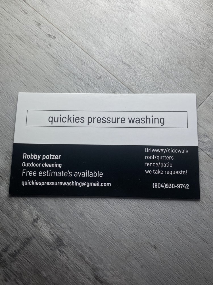 Slide of Quickies Pressure Washing