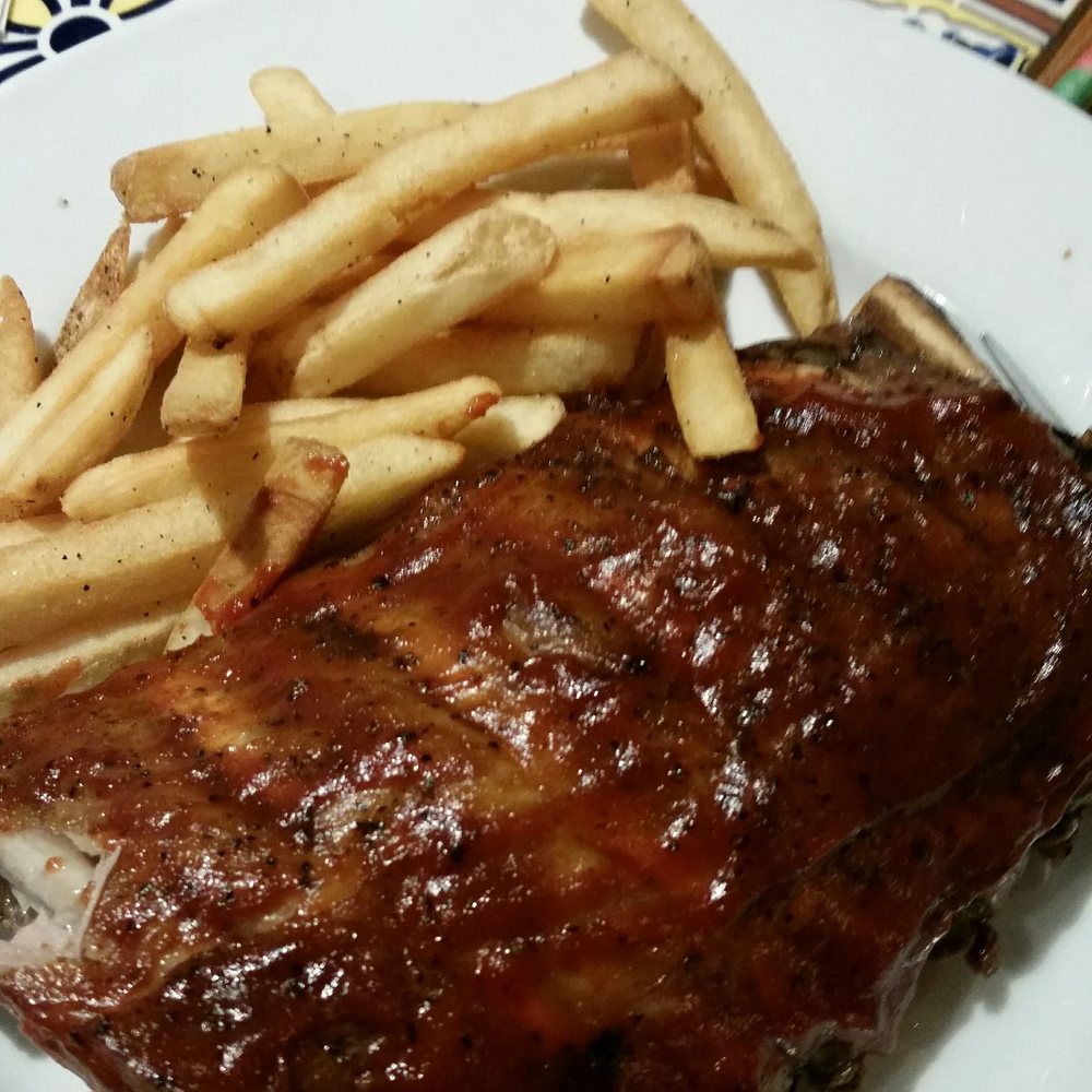Chili's - Half rack of ribs from the$10 special and fries that I was unable to switch my side of. - Bars Near Me - Cincinnati, Ohio Chili's - Half rack of ribs from the$10 special and fries that I was unable to switch my side of. - Bars Near Me - Cincinnati, Ohio