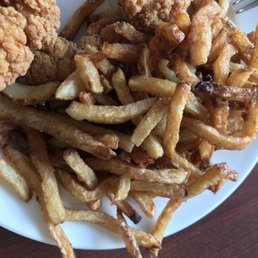 I don't think the oil, where those fries were prepared has been renewed during last week.