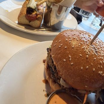 The Evie - Veggie burger and Chicago Style Hot Dog - American Near Me - Chicago, Illinois