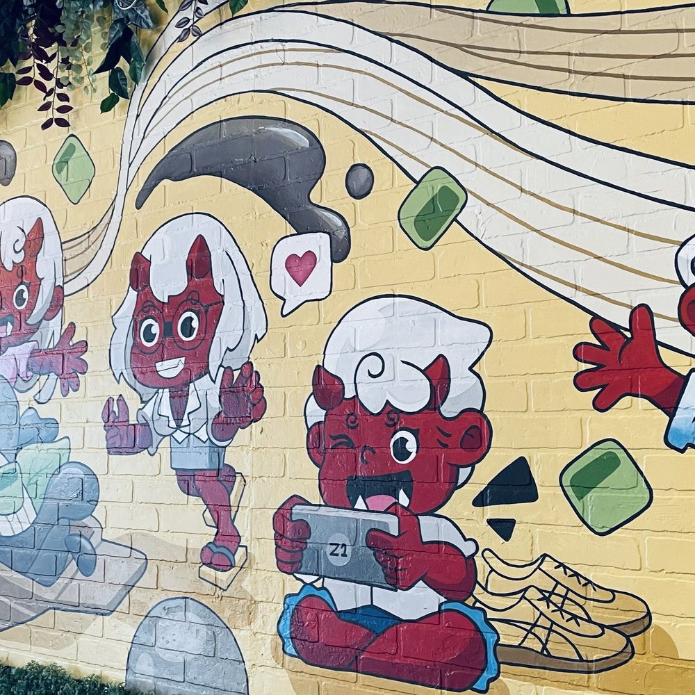 What A Soup - Wall mural - Noodles Near Me - Cambridge, Massachusetts What A Soup - Wall mural - Noodles Near Me - Cambridge, Massachusetts
