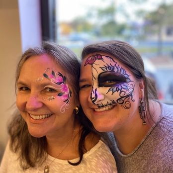 Smiley Face Painting - Adult face painting - Face Painting Near Me Smiley Face Painting - Adult face painting - Face Painting Near Me