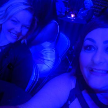 Blanc de Blanc - My sister in law and I waiting for the show to begin! - Cabaret Near Me - Las Vegas, Nevada