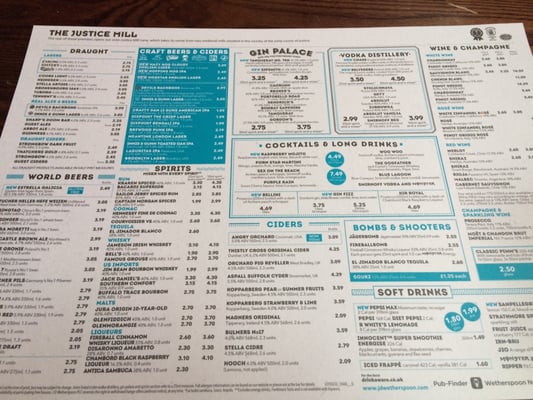 Menu photo 2 The Justice Mill Aberdeen, ABE