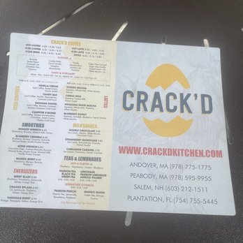 Crack’d Kitchen and Coffee - Breakfast & Brunch Near Me - Plantation, Florida