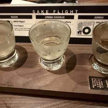 JINYA Ramen Bar - Hackensack - Sake flight - Tapas/Small Plates Near Me - Hackensack, New Jersey