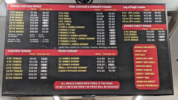 Menu photo 2 Steak City Fish & Chicken Anderson, IN Menu photo 2 Steak City Fish & Chicken Anderson, IN