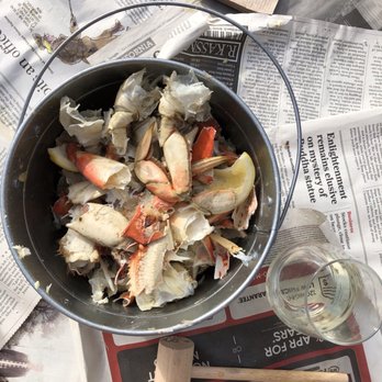 Fieldbrook Winery - Finished our crab! Local fresh caught crab! - Wineries Near Me - McKinleyville, California