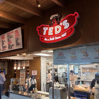 Ted's Hot Dogs - Interior - order counter and kitchen/grill - Hot Dogs Near Me - Chandler, Arizona