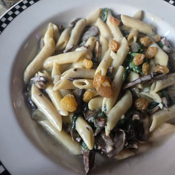 The News Room - Mushroom gorgonzola penne - New American Near Me - Minneapolis, Minnesota The News Room - Mushroom gorgonzola penne - New American Near Me - Minneapolis, Minnesota