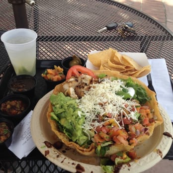 Baja Fresh - Tostada Chichen salad - Mexican Near Me - Bakersfield, California