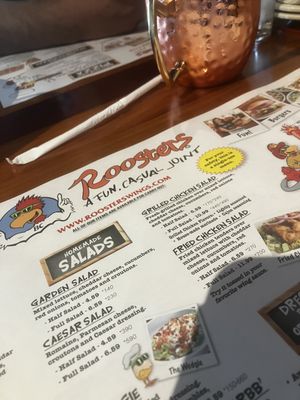 Menu photo 1 Roosters Canton, OH