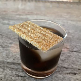 Brewery Bhavana - Black Sesame Old Fashioned - Dim Sum Near Me - Raleigh, North Carolina